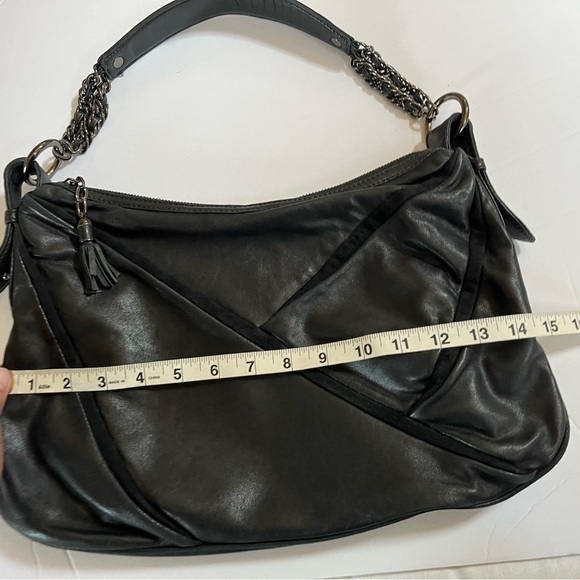 Cole Haan Maria Sharapova Collab buttery soft Lamb Leather small black h… - Picture 12 of 15